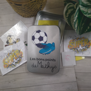 Boîte à bons points – Foot