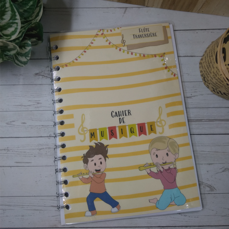 Journal de classe personnalisé pour une classe de musique