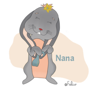 Nana la lapine tout adorable