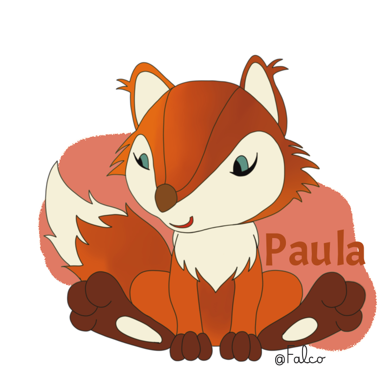 Paula le renard qui adore jouer dans les feuilles roussie par l'automne.