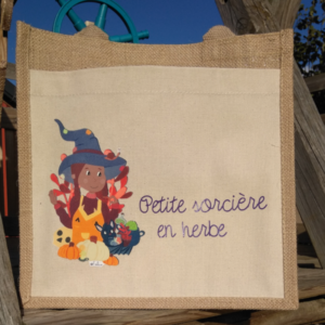 Sac cabas – Petite sorcière en herbe