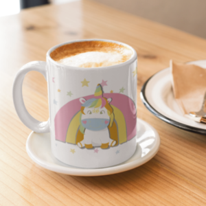 Mug – Licorne avec prénom