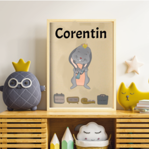 Affiche naissance – Phanty et Nana