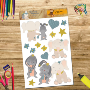 Planche de stickers – Phanty et Nana