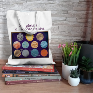 Tote bag sur les planètes du système solaire