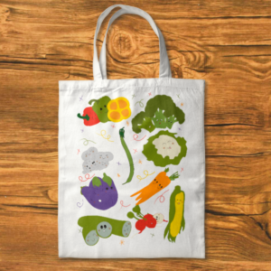 Tote bag – La ronde des légumes