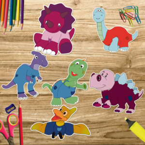 Stickers – Nos amis les dinosaures