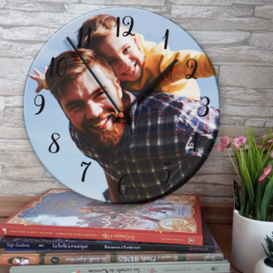 Horloge personnalisée avec une photo