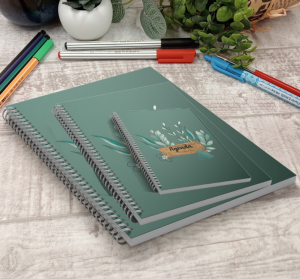 Agenda semainier en format A6-A5 ou A4