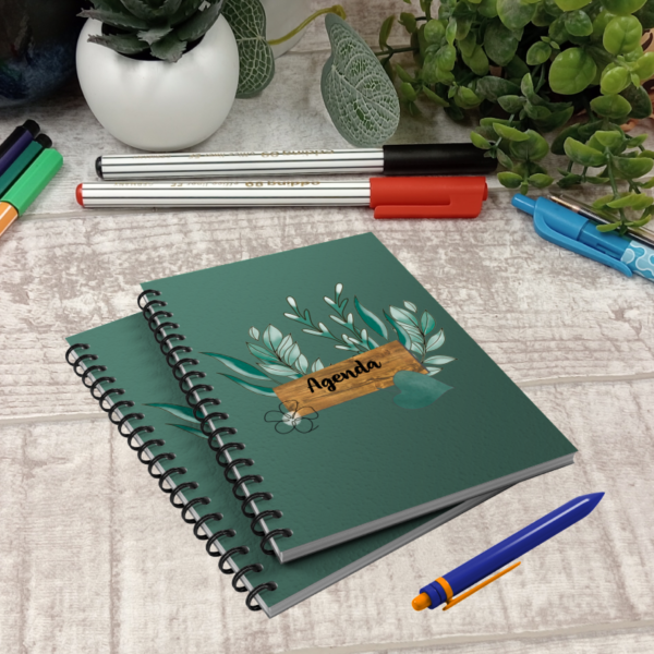 Agenda semainier en format A6-A5 ou A4